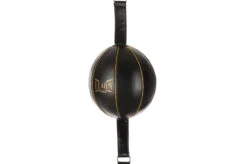 Ballon Double élastique - Cuir, Elion Paris -Martiaux Boutique ballon doubles attaches cuir noir marron elion 4