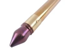 Bâton Zen Khakkara Démontable (12 Anneaux), Inox Doré -Martiaux Boutique baton zen khakkara demontable inox dore 4