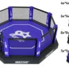Cage MMA (personnalisable) - Plateforme & Sidewalk, NineStars -Martiaux Boutique cage mma sur plateforme avec sidewalk