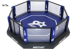 Cage MMA (personnalisable) - Plateforme & Sidewalk, NineStars -Martiaux Boutique cage mma sur plateforme avec sidewalk 5