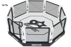 Cage MMA (personnalisable) - Sur Plateforme, NineStars -Martiaux Boutique cage mma sur plateforme haut de gamme ninestars 4