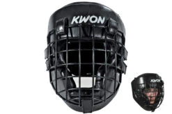 Casque Grillagé Fer Noir, Kwon