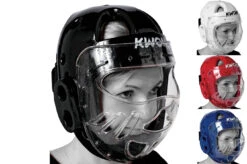 Casque MMA & Full-contact, Agréé WTF - Avec Visière, Kwon