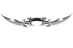 Dague Double Lame Ailes Du Dragon, Avec Support