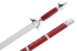 Épée Avec Fourreau Rouge/Argent - Semi-Flexible 7 Épée Avec Fourreau Rouge/Argent - Semi-Flexible -Martiaux Boutique epee avec fourreau rougeargent 2