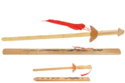 Épée Avec Fourreau, Initiation - Bois Naturel (Petit Modèle)