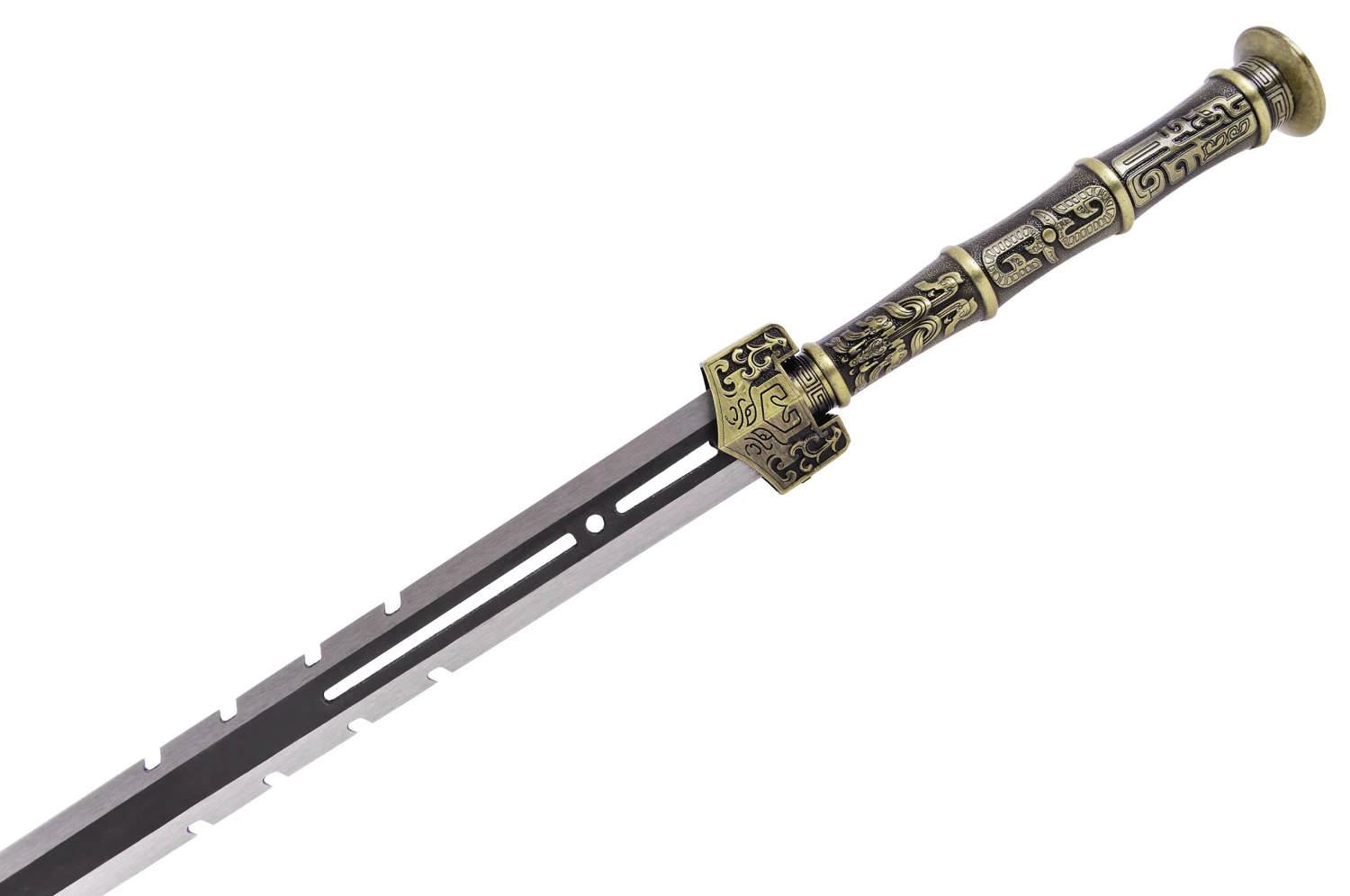 Epee Han ChuanQi - Lame Avec Crans, Rigide 5 Epee Han ChuanQi - Lame Avec Crans, Rigide – Image 3