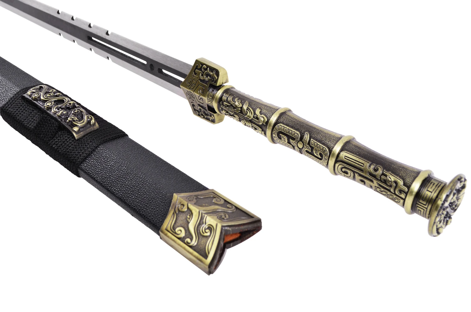 Epee Han ChuanQi - Lame Avec Crans, Rigide 7 Epee Han ChuanQi - Lame Avec Crans, Rigide – Image 5