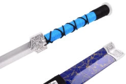 Épée Han Phoenix - Bleu, Rigide -Martiaux Boutique epee han phoenix bleu rigide 2