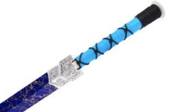 Épée Han Phoenix - Bleu, Rigide -Martiaux Boutique epee han phoenix bleu rigide 6