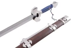 Épée Ming, Gale Wind - Acier Damas, Forge LK Chen 14 Épée Ming, Gale Wind - Acier Damas, Forge LK Chen -Martiaux Boutique epee ming gale wind acier damas forge lk chen 2