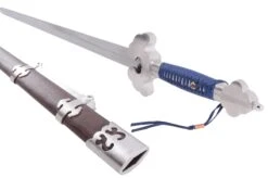 Épée Ming, Gale Wind - Acier Damas, Forge LK Chen 15 Épée Ming, Gale Wind - Acier Damas, Forge LK Chen -Martiaux Boutique epee ming gale wind acier damas forge lk chen 3