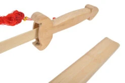Épée Avec Fourreau, Initiation - Bois Naturel -Martiaux Boutique epee taiji bois bois naturel lacque 4
