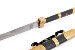 Épée Zhizun - Acier Damas, Rigide Aiguisé -Martiaux Boutique epee zhizun acier damas rigide aiguise 1