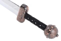 Glaive Gladiateur - Fleur De Lys, Polypropylène Chromé -Martiaux Boutique glaive gladiateur fleur de lys polypropylene chrome 3