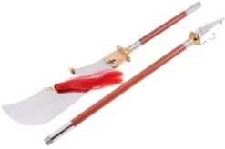 Hallebarde Démontable Guan Dao, à Garde Fine & Lame Large - Rigide -Martiaux Boutique hallebarde demontable guan dao a garde fine lame large rigide 2