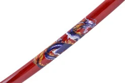 Katana Iaïto Dragon, Rouge & Tressage Rouge -Martiaux Boutique katana iaito dragon rouge tressage rouge 6