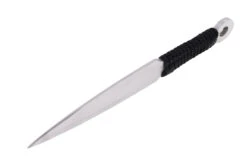 Kunai Inox, Chromé & Tressage Noir - Lot De 6 (20 Cm) 10 Kunai Inox, Chromé & Tressage Noir - Lot De 6 (20 Cm) -Martiaux Boutique kunai inox 20cm lot de 6 3