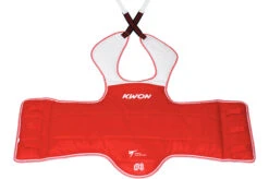 Plastron Taekwondo WTF Réversible, Style Coréen (Lacets), Kwon -Martiaux Boutique plastron competition double coree wtf ce kwon 2