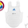 Plastron Karaté Blanc, WKF - ADIP03, Adidas 1 Plastron Karaté Blanc, WKF - ADIP03, Adidas -Martiaux Boutique plastron karate blanc wkf adip03 adidas