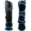 Protège-tibias & Pieds, Bleu - ADIGSS012, Adidas -Martiaux Boutique protege tibias pieds blue adigss012 adidas