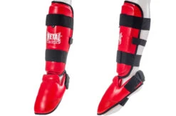 [Fin De Série] Protège-tibias & Pieds, Amovibles - PR100, Metal Boxe -Martiaux Boutique protege tibias pieds detachables pr100 metal boxe 1