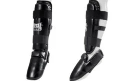 [Fin De Série] Protège-tibias & Pieds, Amovibles - PR100, Metal Boxe -Martiaux Boutique protege tibias pieds detachables pr100 metal boxe 3