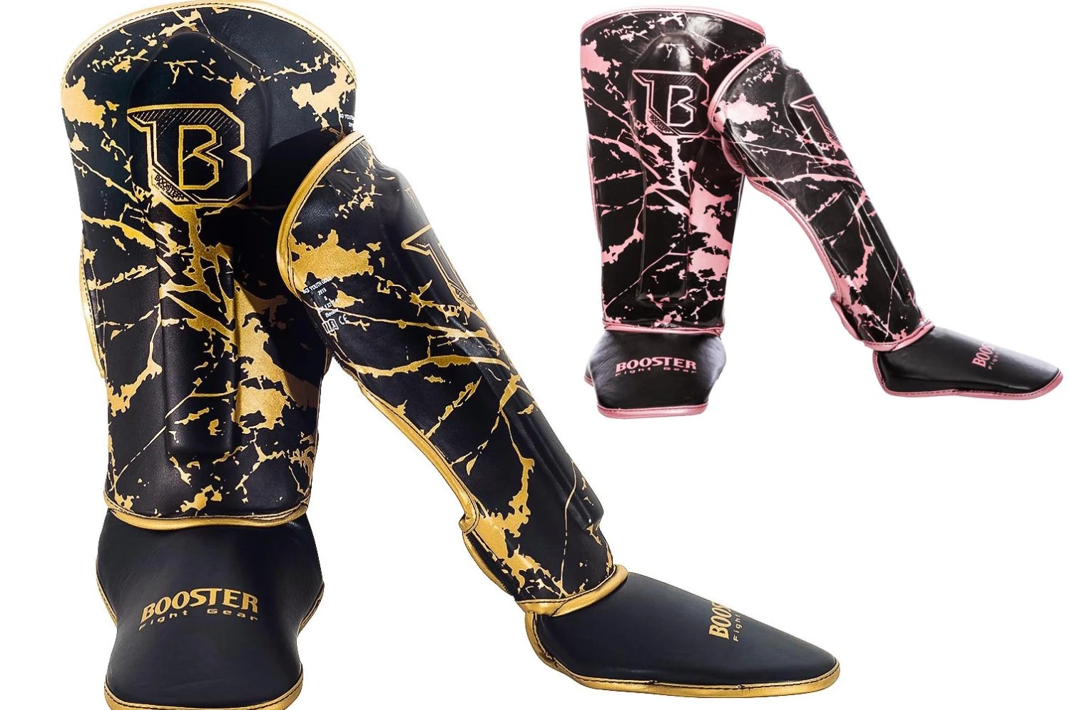 Protège-tibias & Pieds, Enfants - Marble, Booster 3 Protège-tibias & Pieds, Enfants - Marble, Booster