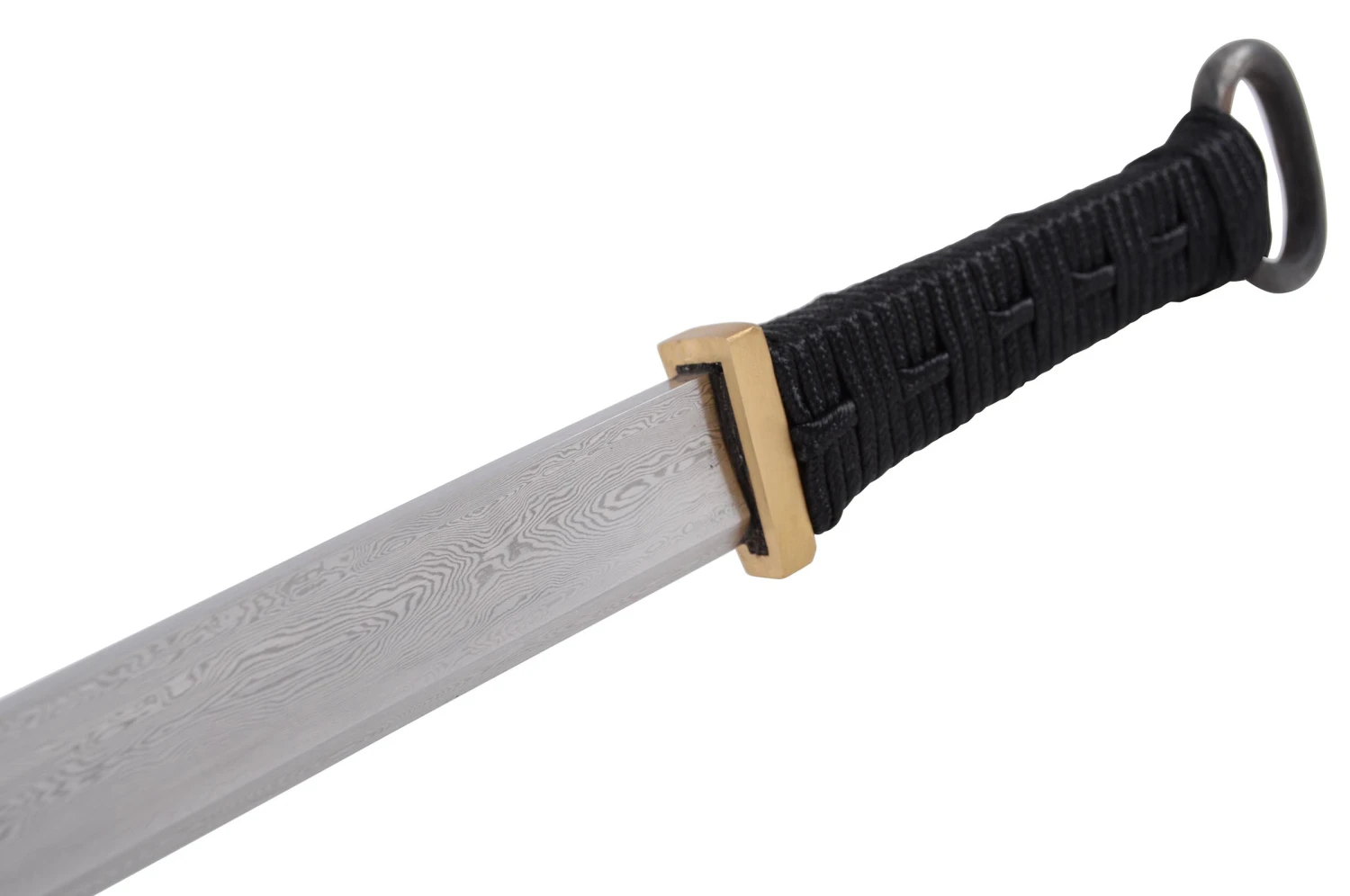 Sabre Han, Royal Arsenal - Acier Damas, Forge LK Chen 5 Sabre Han, Royal Arsenal - Acier Damas, Forge LK Chen – Image 3