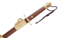 Sabre Tang, Palatial - Acier Damas, Forge LK Chen -Martiaux Boutique sabre tang palatial acier damas forge lk chen 9